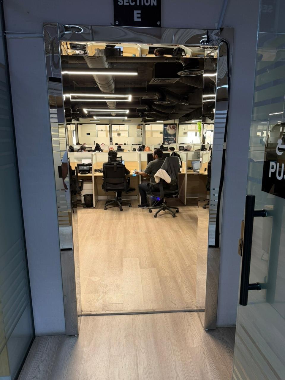 Interior workspace at the Riyadh office