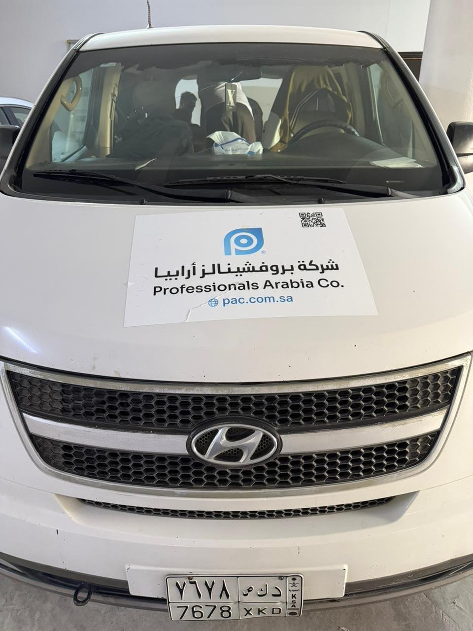 Branded company vehicle